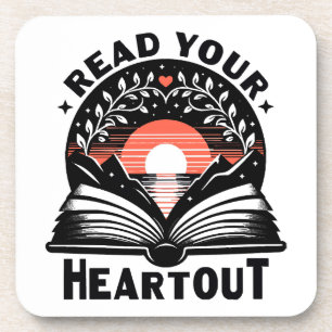Lesen Sie Lover Lesen Sie Ihren Heft Out Book Nerd Getränkeuntersetzer