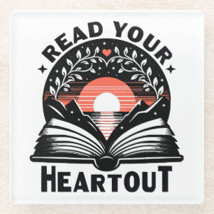 Lesen Sie Lover Lesen Sie Ihren Heft Out Book Nerd Glasuntersetzer