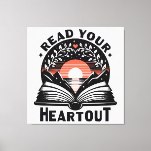 Lesen Sie Lover Lesen Sie Ihren Heft Out Book Nerd Leinwanddruck