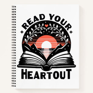 Lesen Sie Lover Lesen Sie Ihren Heft Out Book Nerd Notizblock