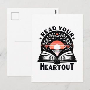 Lesen Sie Lover Lesen Sie Ihren Heft Out Book Nerd Postkarte
