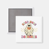 Lesen Sie mehr Booooks Niedlich Ghost Read more Bo Magnet (Vorderseite/Rückseite)