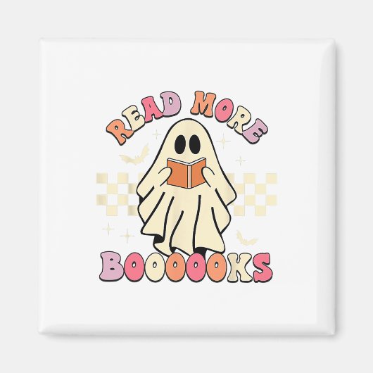 Lesen Sie mehr Booooks Niedlich Ghost Read more Bo Magnet (Vorne)