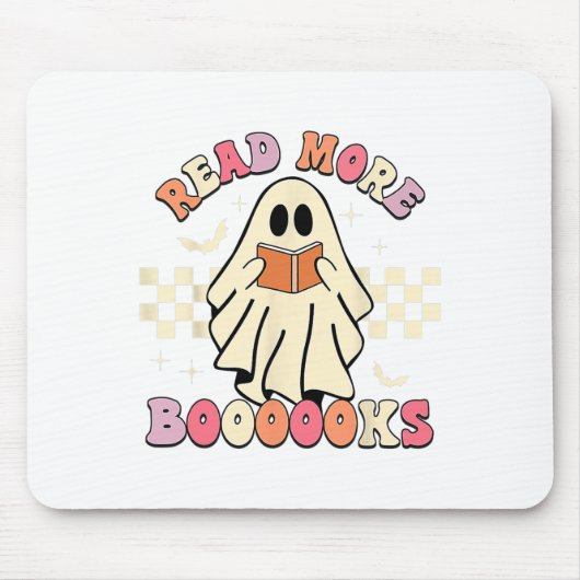 Lesen Sie mehr Booooks Niedlich Ghost Read more Bo Mousepad (Vorne)
