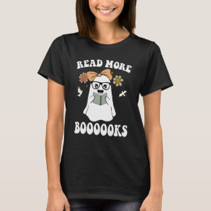Lesen Sie mehr Booooks Niedlich Ghost Read more Bo T-Shirt