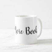 Lesen Sie mehr Buch-Tasse Kaffeetasse (VorderseiteRechts)