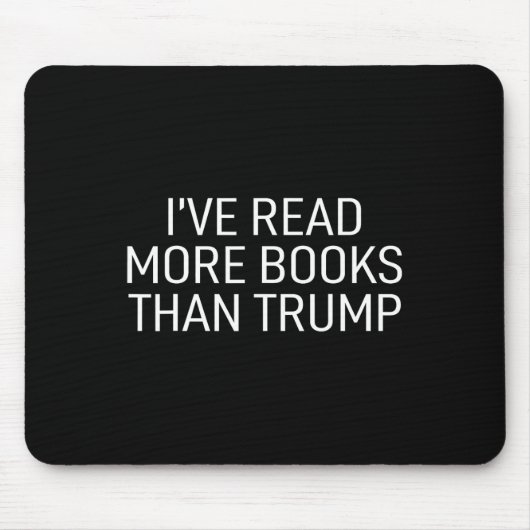 Lesen Sie mehr Bücher als Trump Mousepad (Vorne)