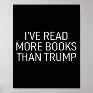 Lesen Sie mehr Bücher als Trump Poster