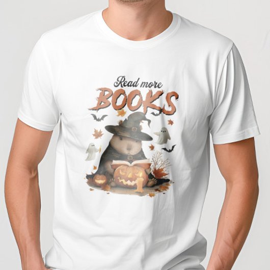 Lesen Sie mehr Bücher Capybara Halloween Funny T - T-Shirt