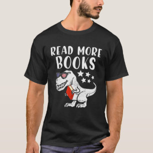 Lesen Sie mehr Bücher Englisch Lehrer Schule Lesen T-Shirt