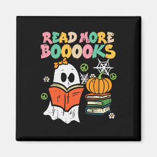 Lesen Sie mehr Bücher Halloween Kostümmädchen Kind Magnet