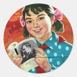 Lesen Sie mehr Bücher, lesen Sie gute Bücher Runder Aufkleber