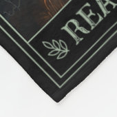 Lesen Sie mehr Bücher Niedliche Spooky Ghost Leses Fleecedecke (Ecke)