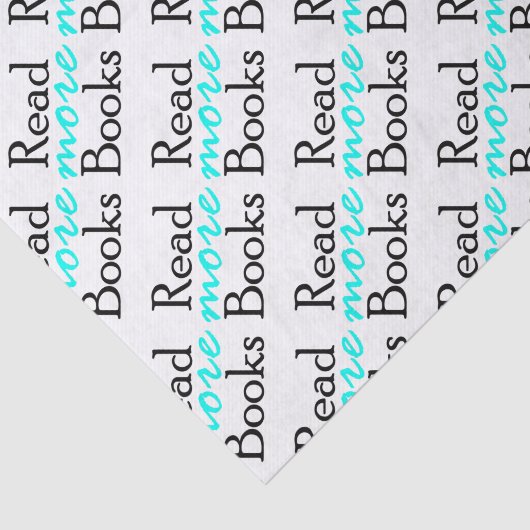 Lesen Sie mehr Bücher Seidenpapier (Ausschnitt)