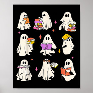Lesen Sie mehr Bücher Soky Teacher Halloween Ghost Poster