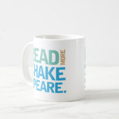 Lesen Sie mehr Shakespeare Kaffeetasse (Vorderseite Links)
