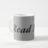 Lesen Sie mehr Tasse (Vorderseite Links)