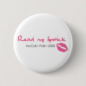 lesen Sie mein Lippenstift-Button Button (Vorderseite)