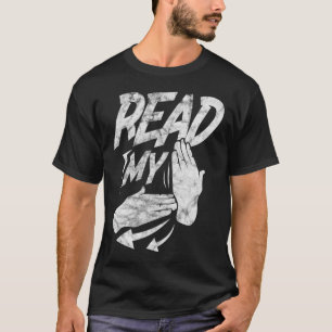 Lesen Sie meine Hand Deaf American Sign Language D T-Shirt