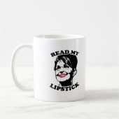 Lesen Sie meinen Lippenstift Kaffeetasse (Links)