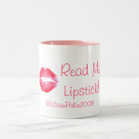 Lesen Sie meinen Lippenstift!
