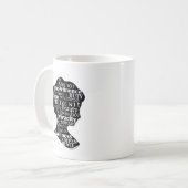 Lesen Sie Miniatur-Tasse Janes Austen Kaffeetasse (Vorderseite Links)