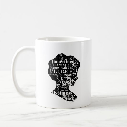 Lesen Sie Miniatur-Tasse Janes Austen Kaffeetasse (Links)