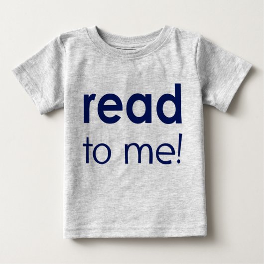 Lesen Sie mir Baby T-shirt (Vorderseite)