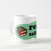 Lesen Sie Salinger Kaffeetasse (Vorderseite Links)