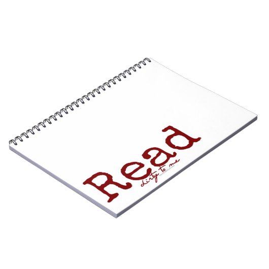 Lesen Sie schmutzig zu mir autographisches Buch (Linke Seite)