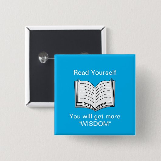 Lesen Sie selbst inspirierendes Lesen Button (Vorne & Hinten)