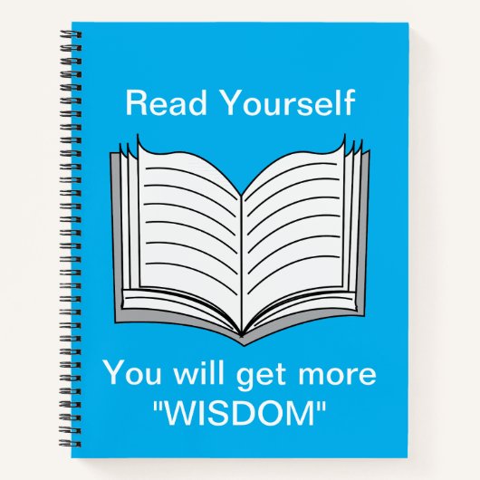 Lesen Sie sich selbst Inspiration Notizblock (Vorderseite)