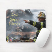 Lesen Sie Super Helden, Feuerwehrmann bei 911 Twin Mousepad (Mit Mouse)