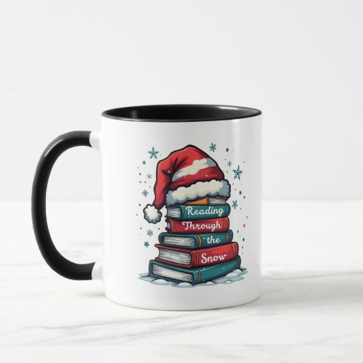 Lesen Sie Thru Schnee Reading Weihnachtslieder Tasse (Links)