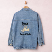 Lesen Sie verbotene Bücher Adable Rabbit Jeansjacke (Hangar)