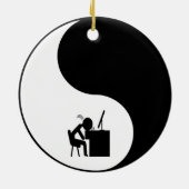 Lesen Sie Verzierung neu Keramikornament (Hinten)