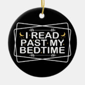 Lesen Sie weiter, ich lese mein Bedauern, lustiges Keramik Ornament (Vorne)