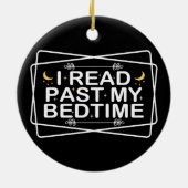 Lesen Sie weiter, ich lese mein Bedauern, lustiges Keramik Ornament (Hinten)