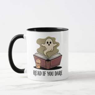 Lesen Sie, wenn Sie es wagen, einen gemütlichen Bo Tasse