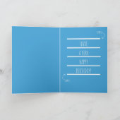 Lesen Sie zwischen Zeilen mit Happy Birthday Card Karte (Innenseite)