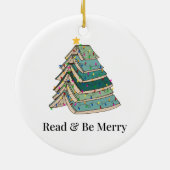 Lesen & Spaß für Buchliebhaber Urlaub machen Keramik Ornament (Hinten)