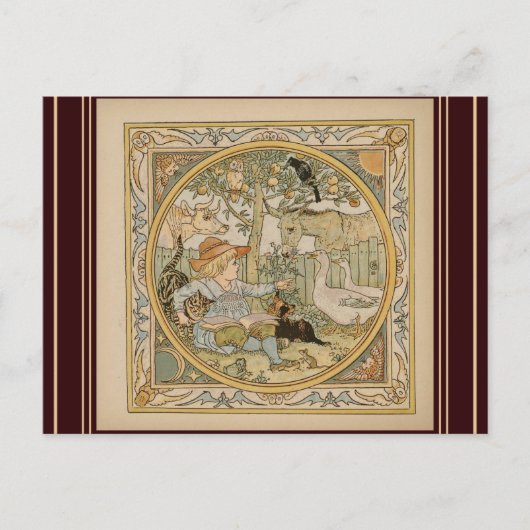 Lesen Spaß Postkarte (Vorderseite)