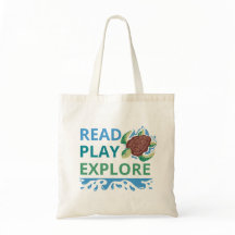 Lesen • Spielen • Entdecken Bibliotheks-Tasche für