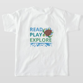 Lesen Spielen Entdecken Ozean-Themen Mädchen T-Shi T-Shirt