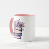 Lesen, träumen, wiederholen | Buchliebhaber Tasse (Vorderseite Links)