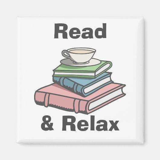 Lesen und Entspannen Magnet (Vorne)
