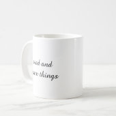 Lesen und Lernen Kaffeetasse (Vorderseite Links)