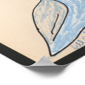 Lesen unverdienter Vintager Fotos Altes ästhetisch Poster (Ecke)