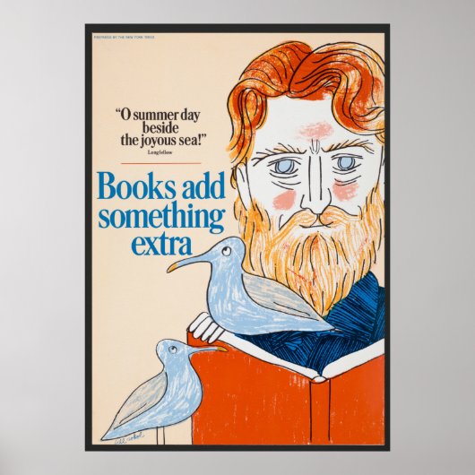 Lesen unverdienter Vintager Fotos Altes ästhetisch Poster (Vorne)