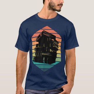 Lesen Vintag für Männer Frauen Buch Lover Alphabet T-Shirt